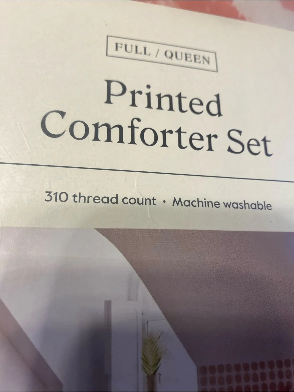 Threshold printed comforter
